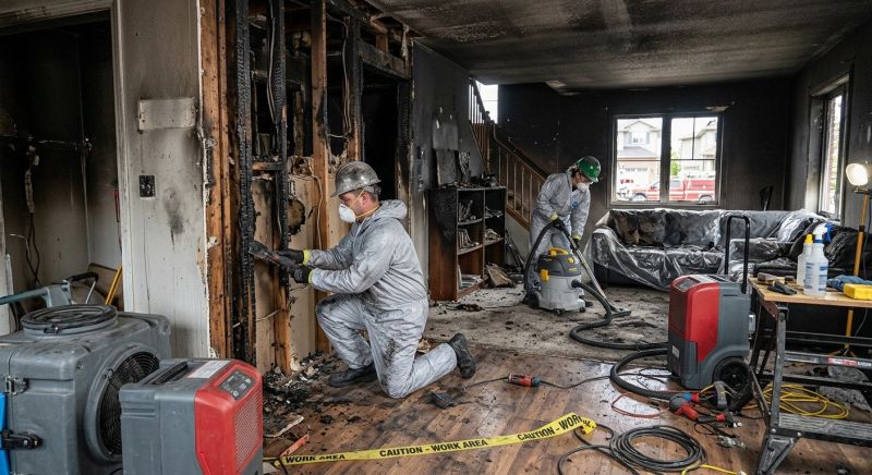 Fire Damage Cleanup in Sonoma County, CA